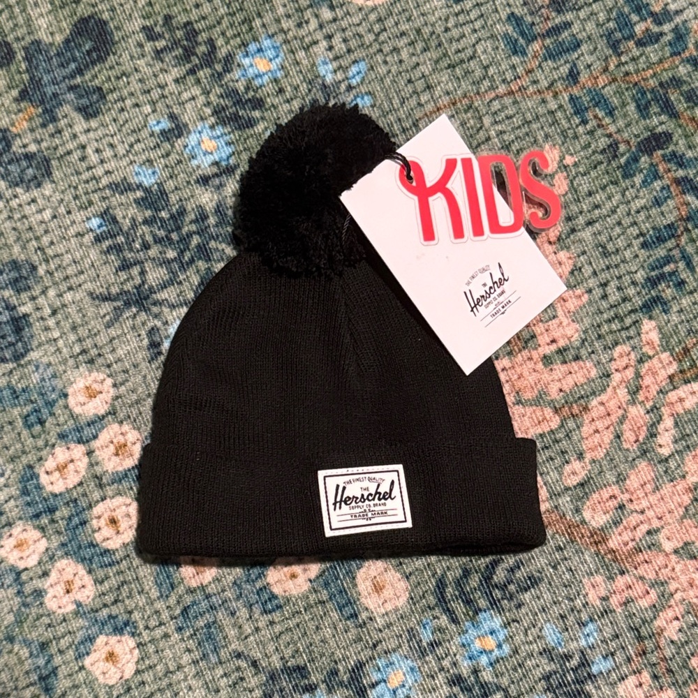 Herschel Supply Company Black Beanie